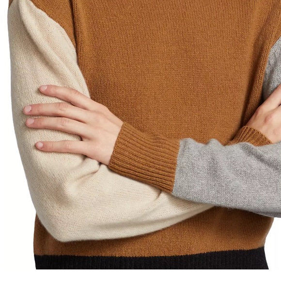 Frame Color Block Crew Sweater - Picture 8 of 12